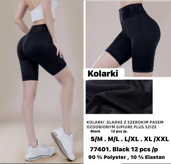Legginsy damskie Roz S-2XL , 1 Kolor Paczka 12 szt